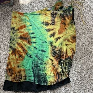Tie-Dye Sarong Cover-Up for festivals